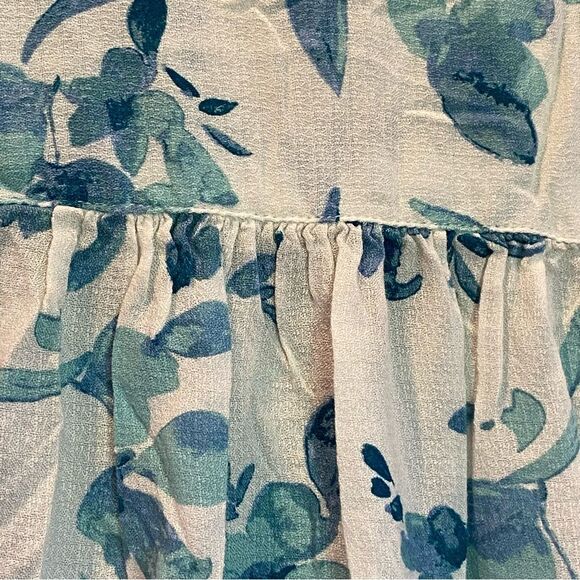 Lucky Brand Boho Split Neck Tunic Blouse Medium - Picture 7 of 8